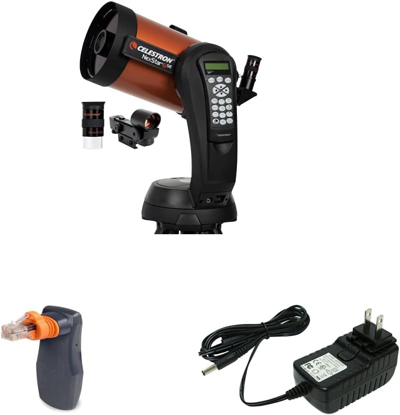 Celestron – NexStar 8SE Telescope – Computerized Telescope for Beginners and Advanced Users – Fully-Automated GoTo Mount – SkyAlign Technology – 40,000+ Celestial Objects – 8-Inch Primary Mirror