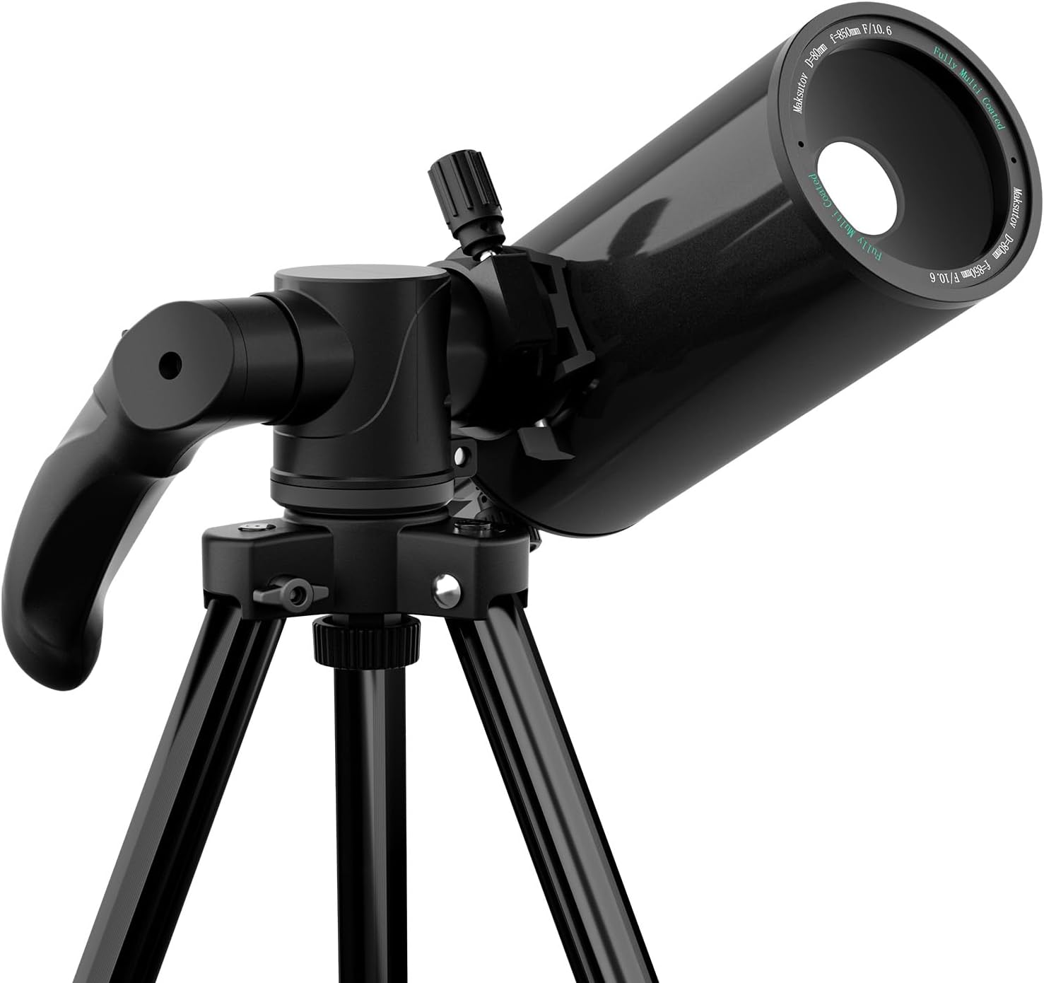 DECOUVIR Maksutov-Cassegrain Telescopes for Adults & Kids, 80mm Aperture 850mm Catadioptric Compound Telescope, Compact Portable Travel Telescope, w. Pro Tripod & Phone Adapter