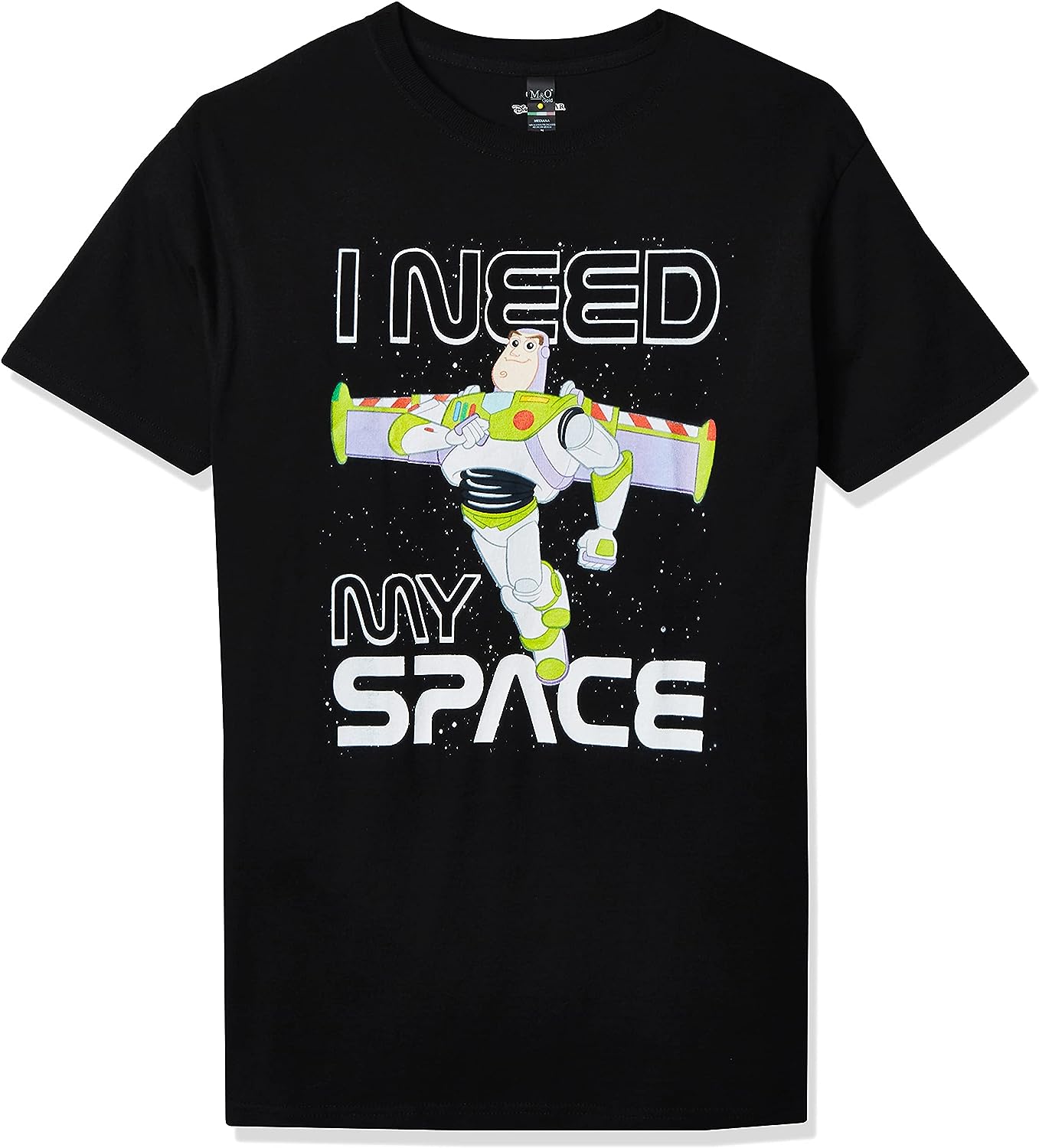 Disney Men's Toy Story Buzz I Need My Space Graphic T-Shirt