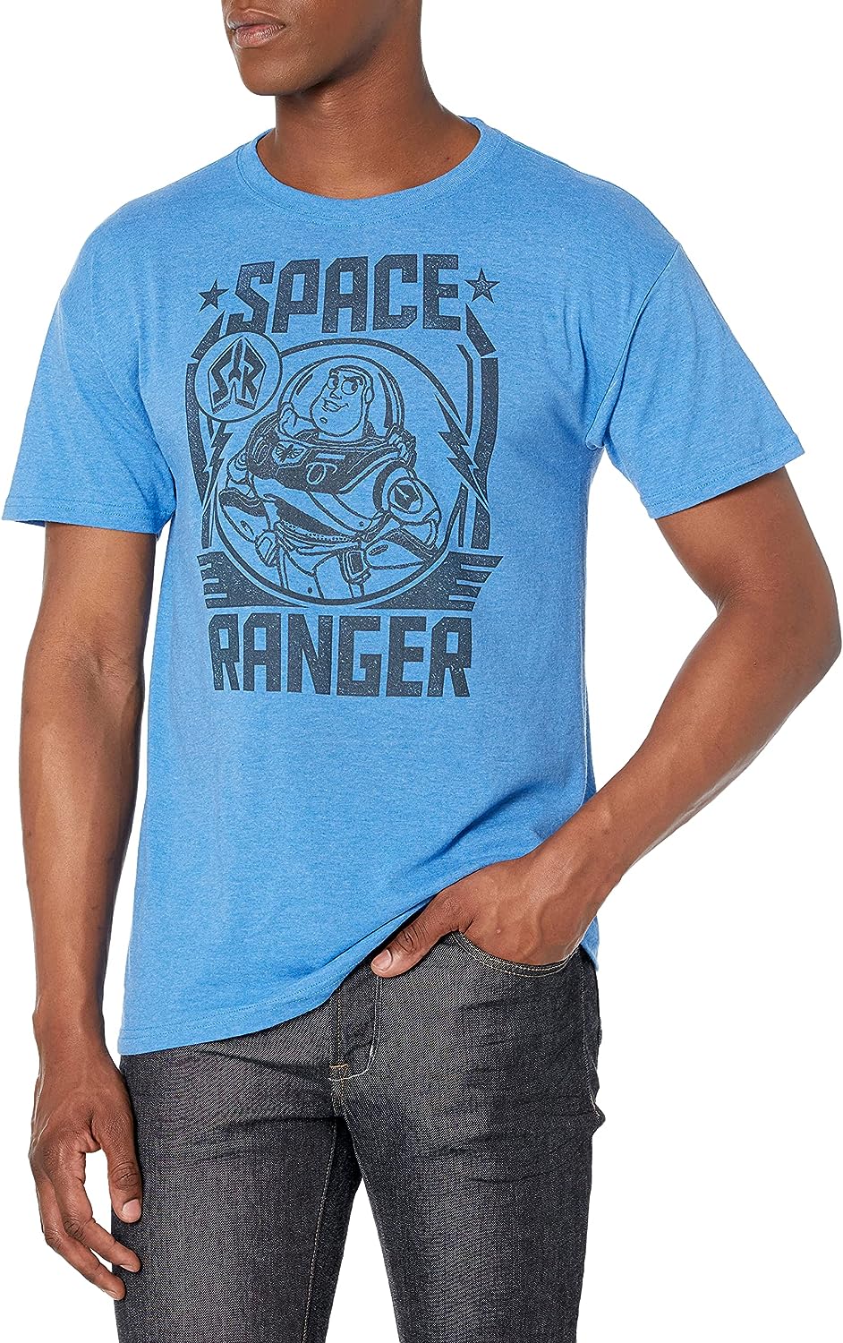 Disney Men's Toy Story Buzz Lightyear Space Ranger Graphic T-Shirt