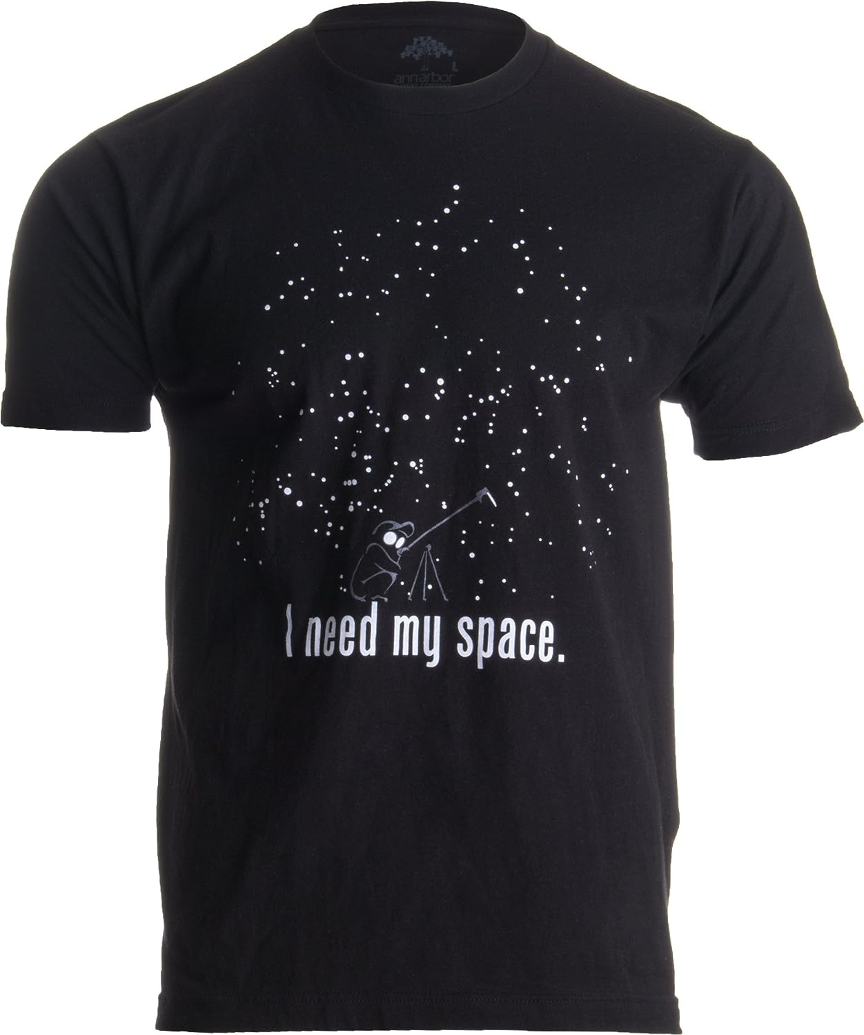 I Need My Space Unisex T-Shirt Cheesey, Funny Astronomy Humor Tee