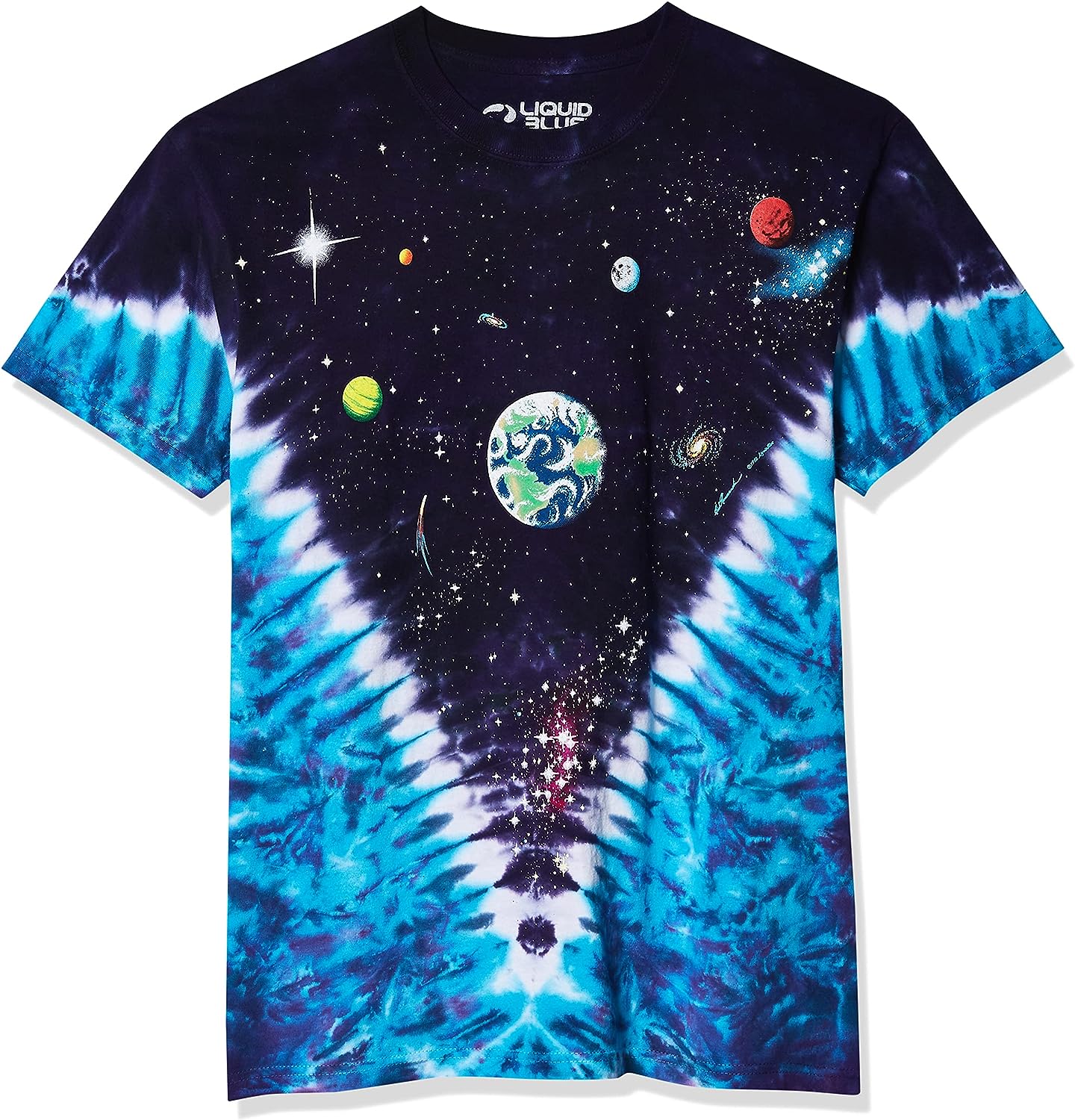 Liquid Blue Men's Space Top T-Shirt
