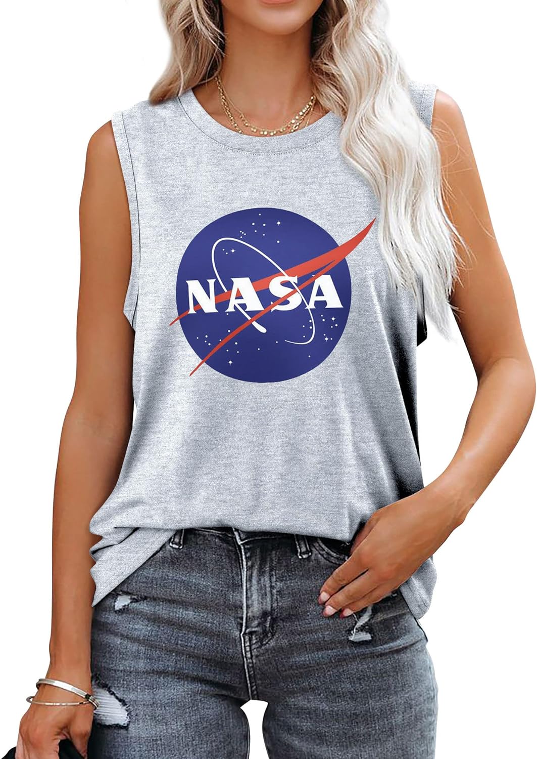 Nlife Women Fashion I Need My Space Shirt NASA Shirt Women NASA T Shirt Short Sleeve Tee