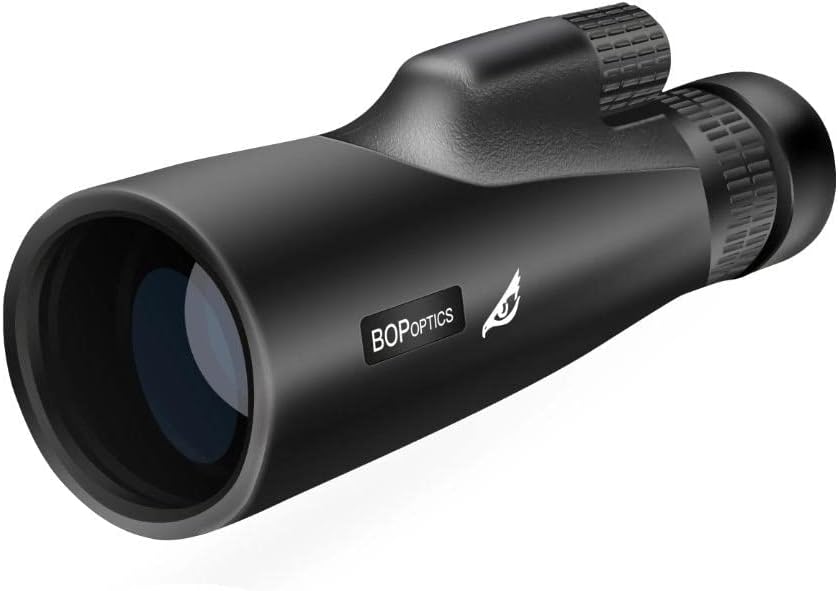 Birds of Prey Optics Falcon 8-22X50 HD Monoculars for Adults High Powered for Camping Accessories – Zoom Monocular Telescope, Telescopes for Adults Astronomy with Carrying Bag – Hunting Gear