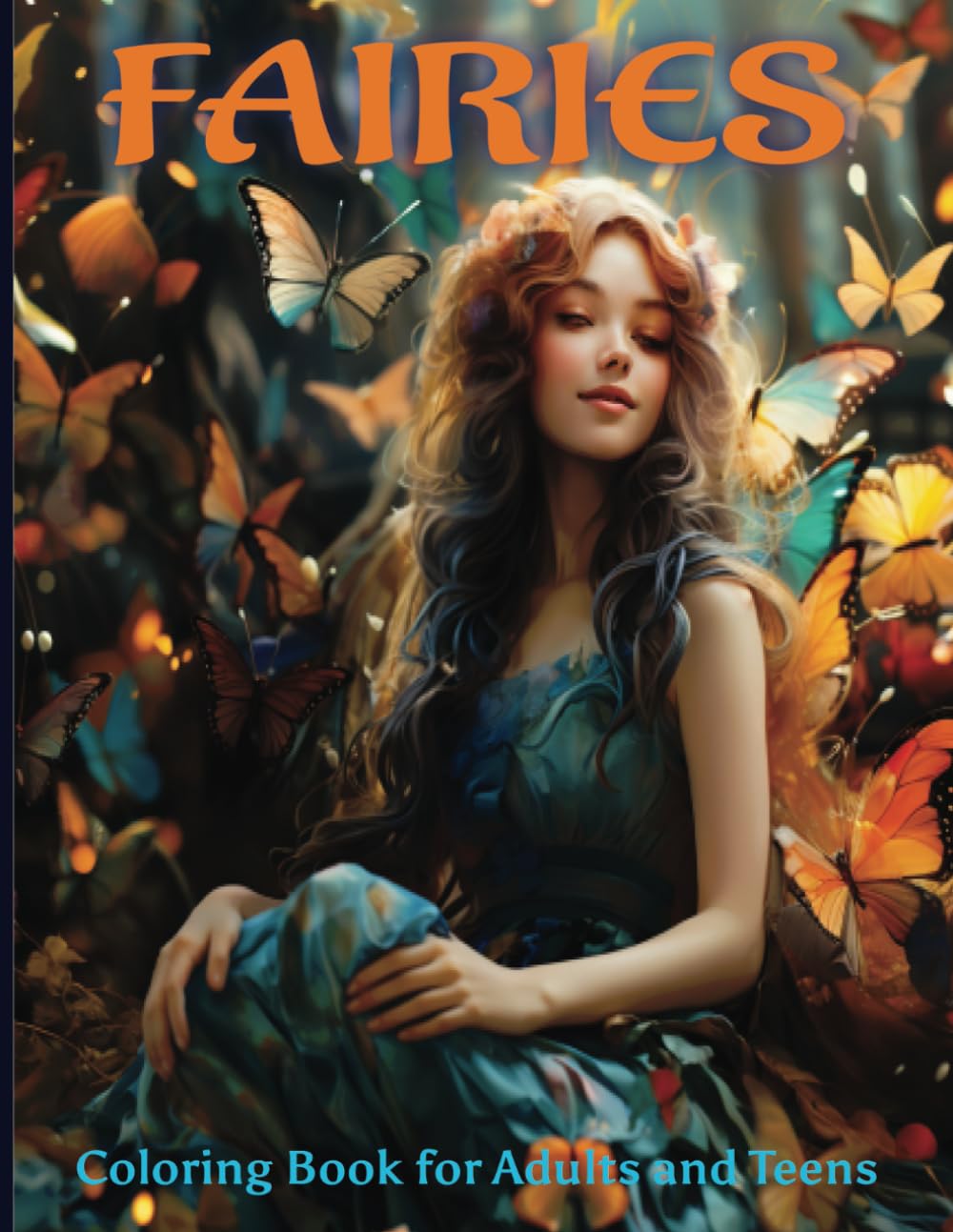 FAIRIES: Coloring Book for Adults and Teens