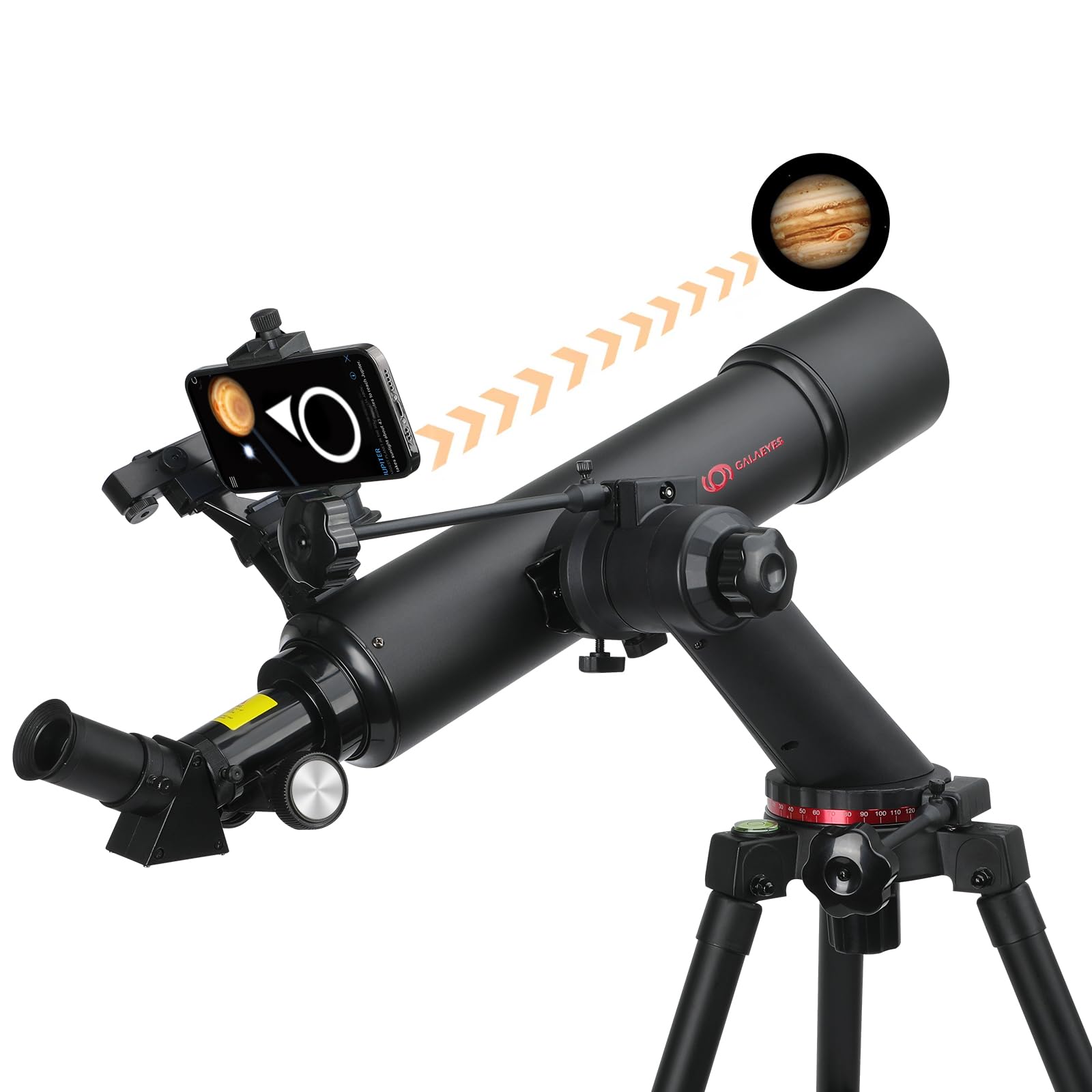 Telescope,GALAEYES Smart Telescope 600x92mm AZ w/Star-Finding System, Telescopes for Adults Astronomy, Telescope for Kids, Telescope for Kids 8-12, Beginner Telescope, telescop,iOS/Android Compatible